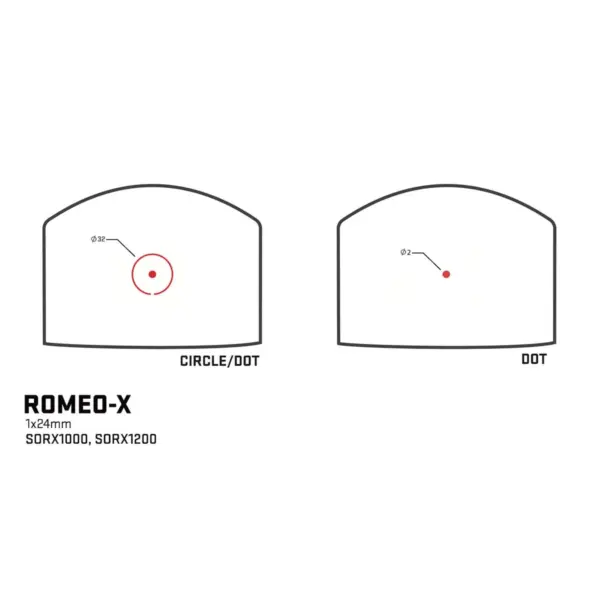 Sig Sauer - Kolimator Romeo-X PRO – Circle Dot – 2 MOA - obrazek 3