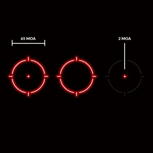 Holosun - Kolimator Enclosed Reflex Sight HS512C Multi Reticle - Solar Panel - obrazek 6