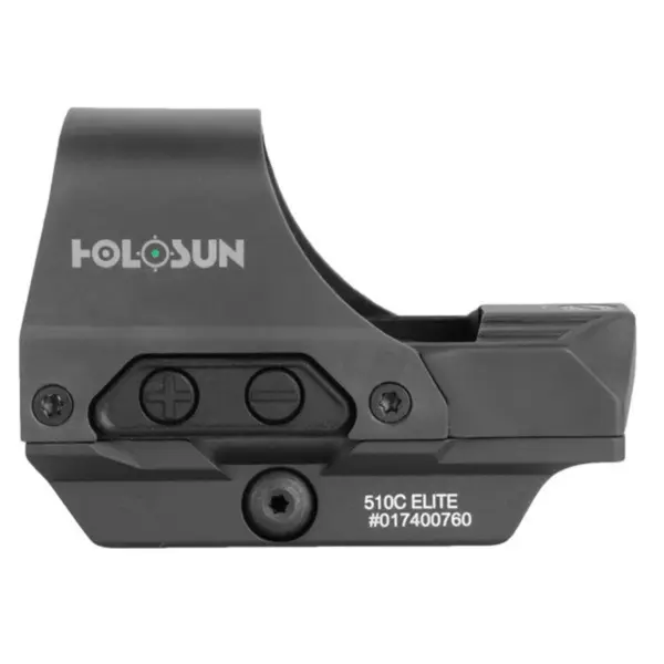 Holosun - Kolimator HE510C-GR Elite Multi Reticle Green Dot - Solar Panel - Green Dot - Czarny - HE510C-GR - obrazek 4