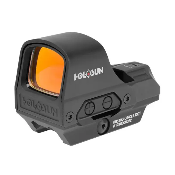 Holosun - Kolimator Open Reflex HS510C Multi Reticle - Solar Panel - Czarny - obrazek 3