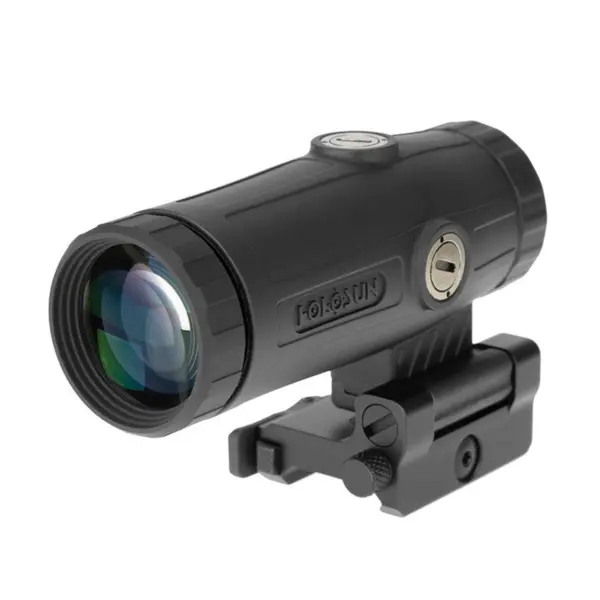 Holosun - Powiększalnik HM3X 3x Magnifier z montażem Flip & QD - Czarny - HM3X - obrazek 2