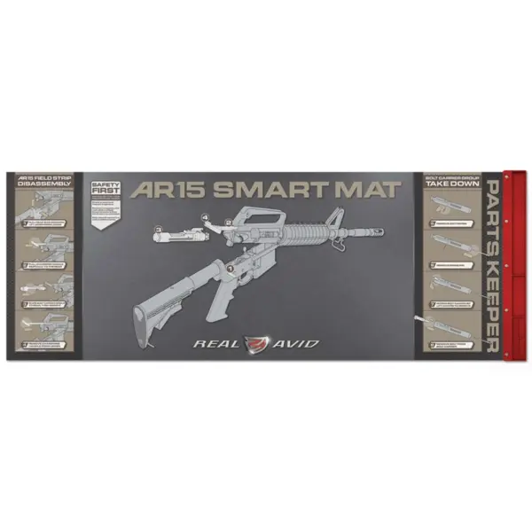 Real Avid - Mata do czyszczenia karabinka AR-15 Smart Mat