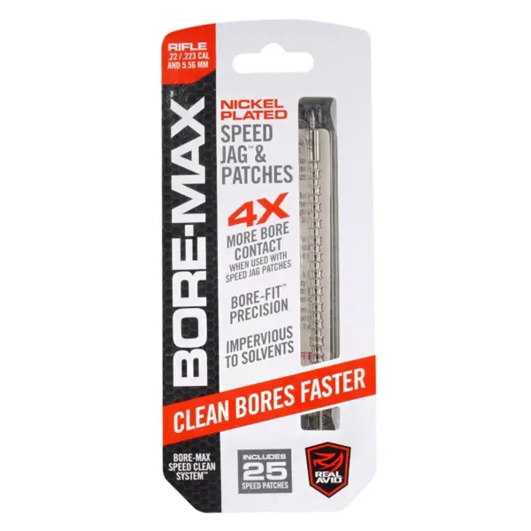 Real Avid - Przecierak do broni z uchwytem Bore-Max Speed Jag .22/.223/5,56