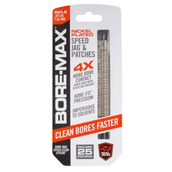 Real Avid - Przecierak do broni z uchwytem Bore-Max Speed Jag .30/7,62 mm