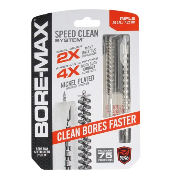 Real Avid - Zestaw do czyszczenia broni Bore Max Speed Clean System .30/.308/7.62