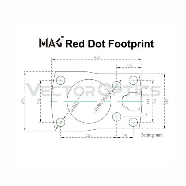 Vector Optics - Kolimator Frenzy-S 1x17x24 Red Dot 3 MOA Czarny - obrazek 7